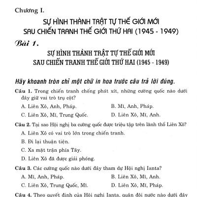 Luyện Thi Trung Học Phổ Thông Quốc Gia 2019 - Khoa Học Xã Hội