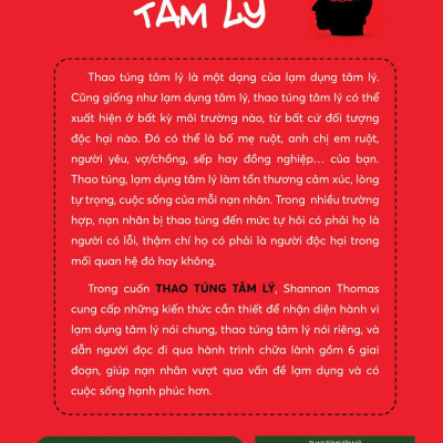 Thao Túng Tâm Lý - Nhận Diện, Thức Tỉnh Và Chữa Lành Những Tổn Thương Tiềm Ẩn