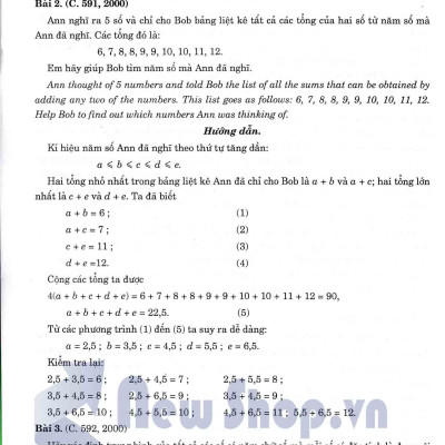 Tuyển Tập Olympic Toán Học Tại Các Nước Đông Âu (Tái Bản)