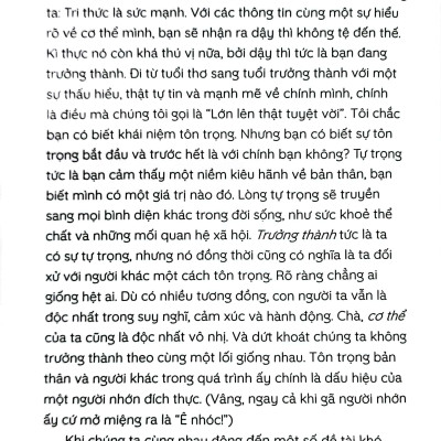 Cẩm Nang Tuổi Dậy Thì: Lớn Lên Thật Tuyệt - Dành Cho Bạn Trai
