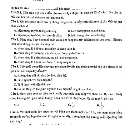 Sách - 39 Đề Thi Học Sinh Giỏi Khoa Học Tự Nhiên Lớp 9 (Biên Soạn Theo Cấu Trúc Mới - Dùng Chung Cho Các Bộ SGK Hiện Hành)