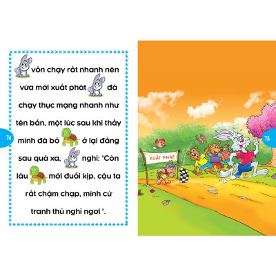 Bộ Sách Phát Triển Tư Duy Và Ngôn Ngữ Cho Bé - Truyện Đọc Bằng Hình Ảnh - Truyện Ngụ Ngôn Thế giới đặc sắc tập 1- ( VT )