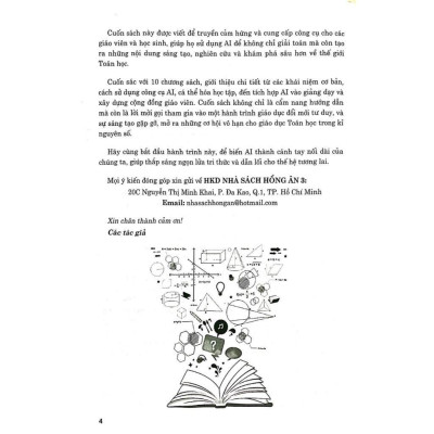 Ứng Dụng Trí Tuệ Nhân Tạo AI Trong Dạy Và Học Môn Toán (Dành Cho Giáo Viên Và Học Sinh - Dùng Chung Cho Các Bộ SGK) (HA)