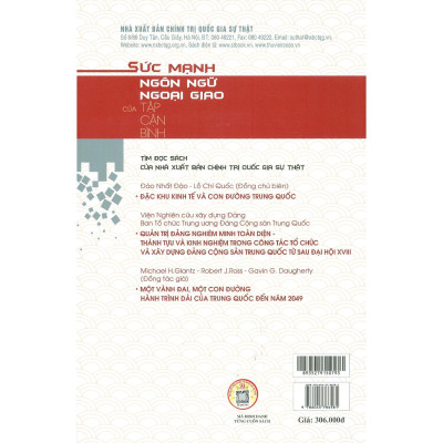 Sách - Sức Mạnh Ngôn Ngữ Ngoại Giao Của Tập Cận Bình - NXB Chính Trị Quốc Gia