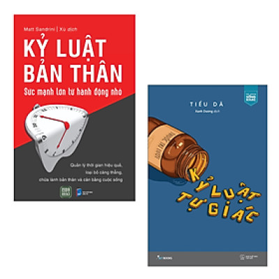 Combo 2 Cuốn Về Phát Triển Bản Thân: Kỷ Luật Bản Thân - Sức Mạnh Lớn Từ Hành Động Nhỏ+ Kỷ Luật Tự Giác