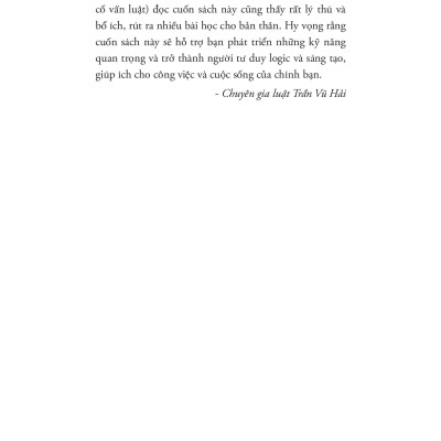 Sách - Tư Duy Phản Biện Như Một Luật Sư - Thinking Like A Lawyer