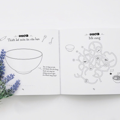 Sách tô màu - Lê la ẩm thực Măm măm khắp chốn (VT)