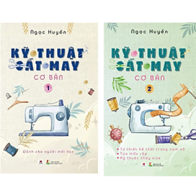 Combo Kỹ Thuật Cắt May Cơ Bản (Bộ 2 Cuốn) - HH