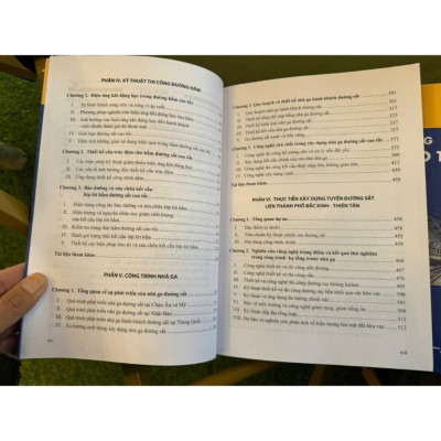 Sách - (Combo 2 tập) Công Nghệ Xây Dựng Đường Sắt Cao Tốc Trung Quốc - NXB Xây Dựng (XD-AL)