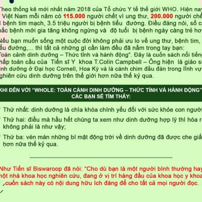 Combo 2 cuốn Toàn cảnh dinh dưỡng (TB) + Bí quyết ngăn ngừa và chữa khỏi bệnh động mạch vành