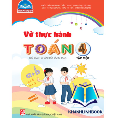 Sách - Combo Vở thực hành Toán 4 - tập 1 + 2 (Bộ Chân trời sáng tạo)