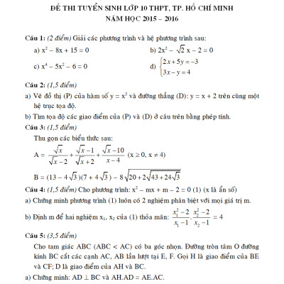 CHIẾN THẮNG KÌ THI 9 VÀO 10 TOÁN HỌC_KV