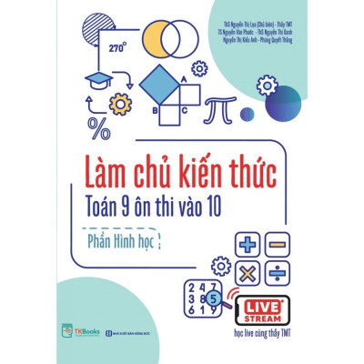 Sách - Combo Làm chủ kiến thức Toán 9 ôn thi vào 10 Đại số và Hình học (MC)