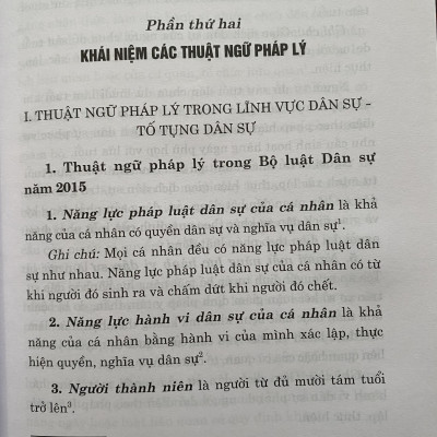 Từ Điển Thuật Ngữ Pháp Lý Thông Dụng