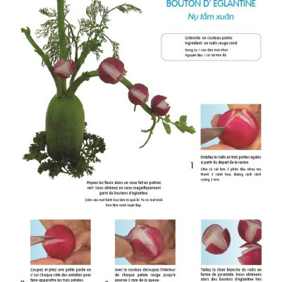 Nghệ Thuật Trang Trí Cắt Tỉa Rau Củ Quả (Song Ngữ Pháp - Việt) / Plaisir Des Yeux - Décoration Des Table Avec Les Légumes Et Les Fruits