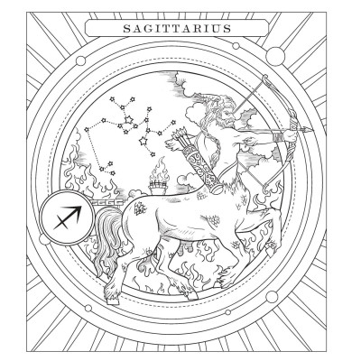 Sách Tô Màu Chiêm Tinh - Tô Màu Theo Cách Của Bạn Để Khai Mở Trực Giác Diệu Kỳ