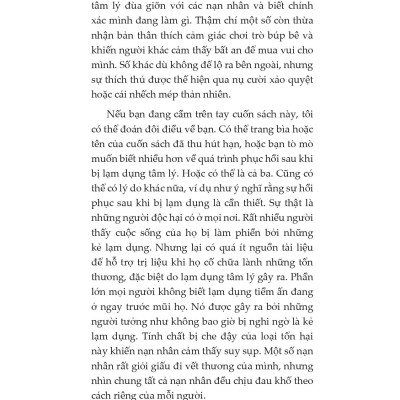 Thao Túng Tâm Lý - Nhận Diện, Thức Tỉnh Và Chữa Lành Những Tổn Thương Tiềm Ẩn