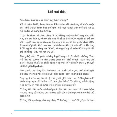 5 Phút Tư Duy Logic - Tập 1 Nhập Môn