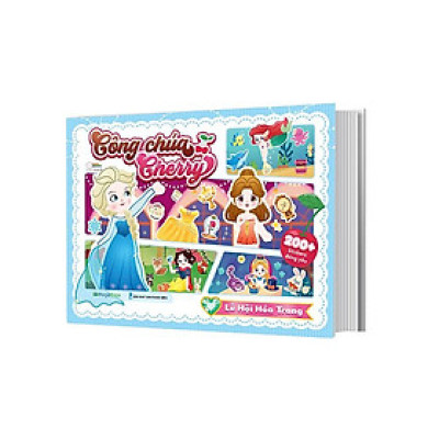 Công chúa Cherry Sách bóc dán sticker cho bé gái