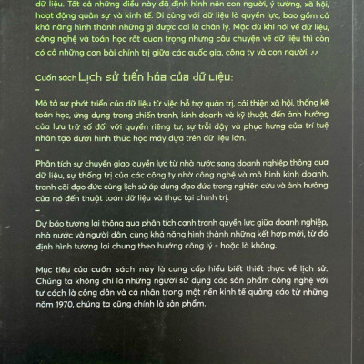 Sách - Lịch Sử Tiến Hóa Của Dữ Liệu