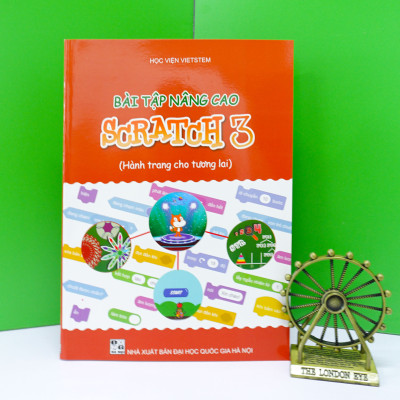 Combo 2 sách Lập trình với Scratch 3 và Bài tập Nâng cao Scratch 3