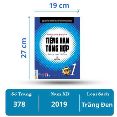 Sách - Tiếng Hàn Tổng Hợp Dành Cho Người Việt Nam - Tập 1 Đến Tập 6 - Giáo Trình Kèm Sách Bài Tập - MCBooks