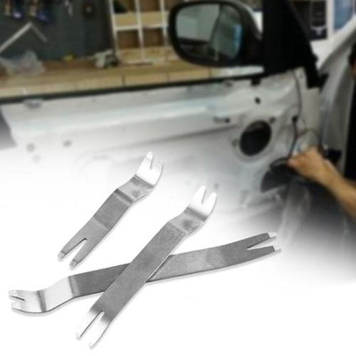 Set 6 công cụ bằng kim loại tháo gỡ đồ nội thất ô tô, táp lô, tháo cần số, tháo vô lăng xe hơi xịn