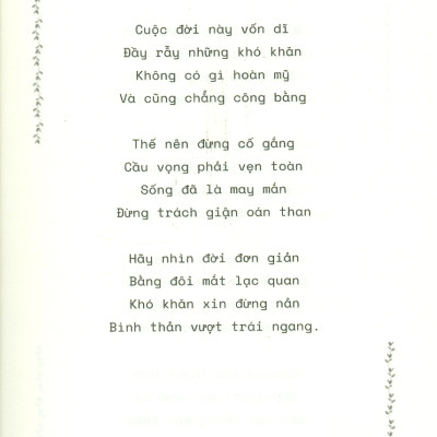 Hãy Yêu Đời Dẫu Đời Có Trái Ngang