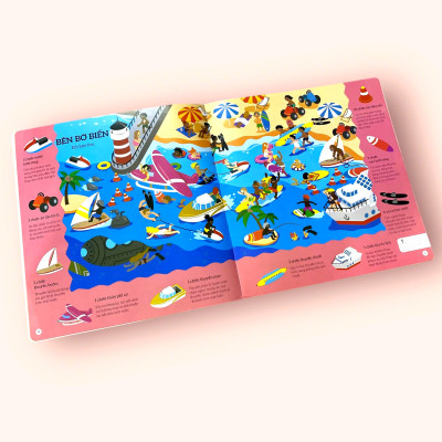 Sách cho bé - Phương Tiện Giao Thông - Tìm Kiếm Thông Minh Phát Triển Khả Năng Tập Trung - Dành cho trẻ từ 2-6 tuổi