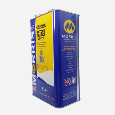 Dầu Nhớt Cao Cấp Cho Động Cơ Diesel Công Suất Lớn - Morris Lubricants Versimax HD3 20W-50 / Can 5L