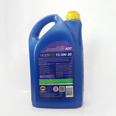 Dầu Nhớt Ô Tô Cao Cấp Cho Động Cơ Xăng - Morris Lubricants Multivis ADT FD 5W-30 / Can 5L