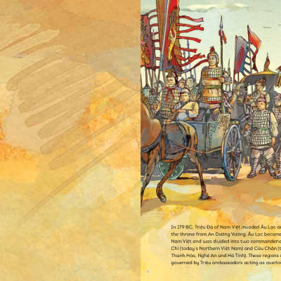 A HISTORY OF VIETNAM IN PICTURES - THE TRƯNG SISTERS (IN MÀU, BÌA MỀM)