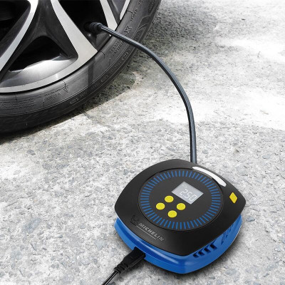 Máy bơm và xả lốp xe đa năng tự ngắt 12v Michelin M2201 - có đèn led lớn, cài đặt sẵn chế độ, dễ thao tác sử dụng, gọn nhẹ