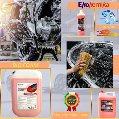 Bio Foam active - 1 lít  - Dung dịch rửa xe bọt tuyết - Nước rửa xe - Ekokemika