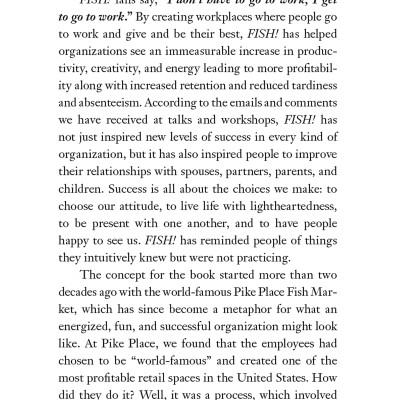 Fish!: A Proven Way To Boost Morale And Improve Results