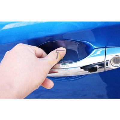 Combo bộ ốp tay nắm cửa vân Carbon và hõm cửa 3M xe Mazda 3 2020