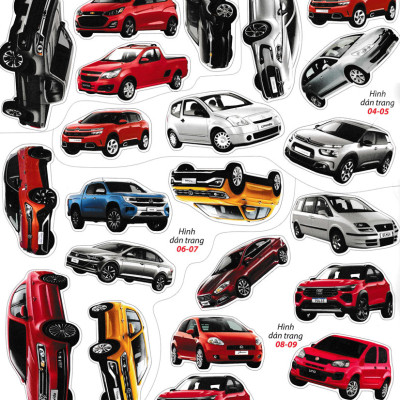 Bóc Dán Hình Sticker Thông Minh - Cars: Các Hãng Xe Hơi Trên Thế Giới Tập 3 _VT