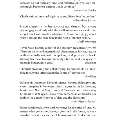 Homo Deus: A Brief History Of Tomorrow (Khổ nhỏ)