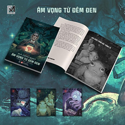 Sách Kinh Dị Giả Tưởng - Âm Vọng Từ Đêm Đen - H.P.Lovecraft - Phuc Minh Books