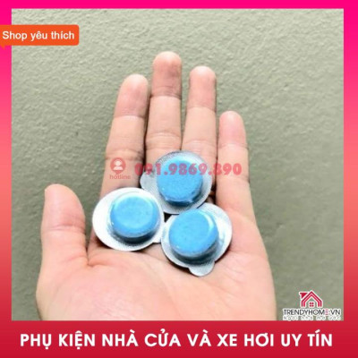 Viên sủi rửa kính ô tô dạng nén đóng túi Freeship VIÊN RỬA KÍNH Ô TÔ chuyên dụng dạng sủi