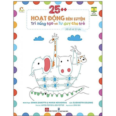 25++ Hoạt Động Rèn Luyện Trí Sáng Tạo Và Tư Duy Cho Trẻ - Nối Số Và Tô Màu