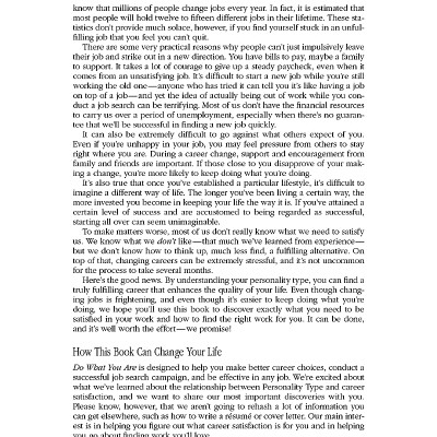 Do What You Are: Discover The Perfect Career For You Through The Secrets Of Personality Type