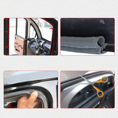 Gioăng Chữ U Có Rãnh Khí - Gioăng Cửa sau, Cốp sau Xe Tải cỡ nhỏ, Tủ Điện, Tủ Sắt, Nồi hơi đa dụng