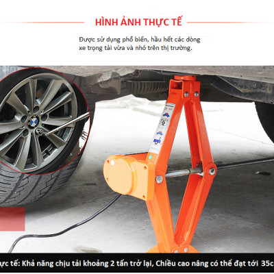Bộ Kích Nâng Gầm Xe Hơi ROGTZ TY42 Electric Jack Bằng Nguồn Điện Tẩu 12V Hàng Chính Hãng