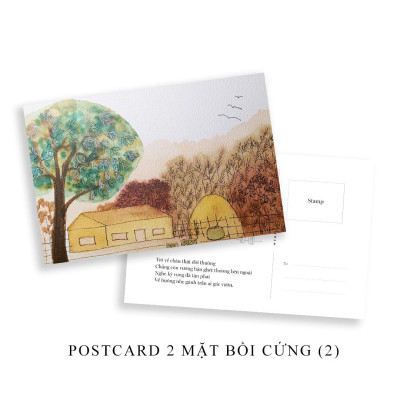 Vườn Tôi Có Cây Lá Bình Yên - Tặng Kèm 1 Bookmark Bế 2 Mặt Bồi Cứng + 3 Postcard 2 Mặt Bồi Cứng