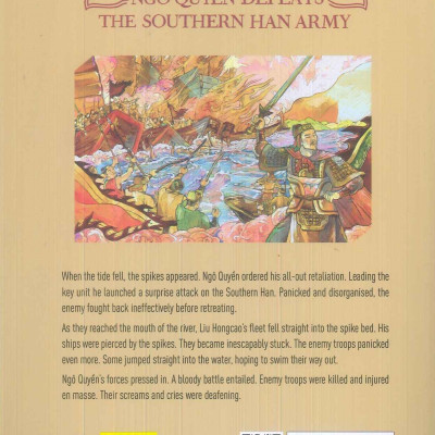 A HISTORY OF VIETNAM IN PICTURES - NGÔ QUYỀN DEFEATS THE SOUTHERN HAN ARMY (IN MÀU, BÌA MỀM)