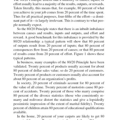 The 80/20 Principle: The Secret to Success by Achieving More with Less