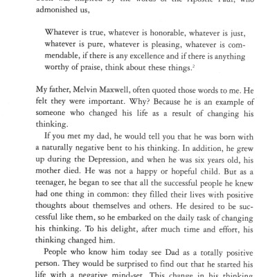 Thinking for a change