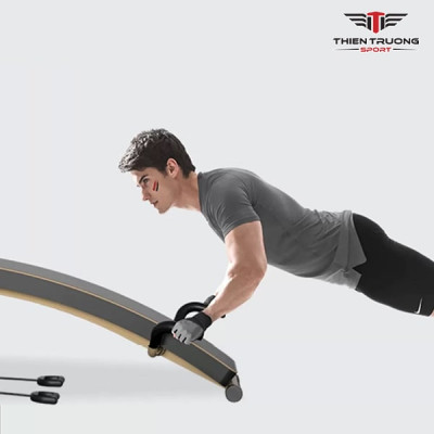 Ghế tập bụng đa năng DDS-1127F điều chỉnh độ dốc 5 cấp, kèm dây kéo tập tay chịu tải 120kg thích hợp tập tại nhà