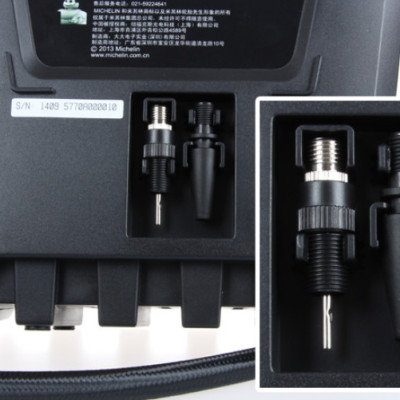 Máy bơm lốp ô tô, xe hơi tự ngắt Michelin 4398ML (12266) động cơ mạnh mẽ 180W cho áp suất tối đa 150PSI, tốc độ bơm nhanh 35l/phút